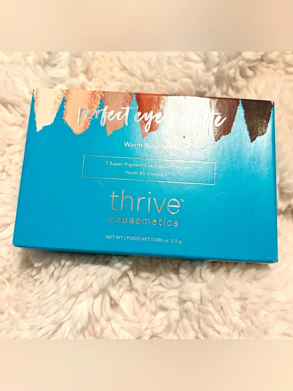 Thrive Causemetics Warm Neutrals 7 Super Pigment Eyeshadow Palette